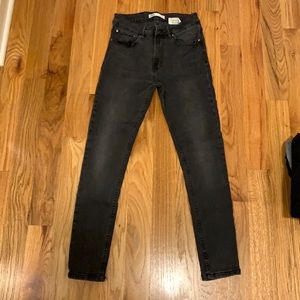 Zara Faded Black Jeans